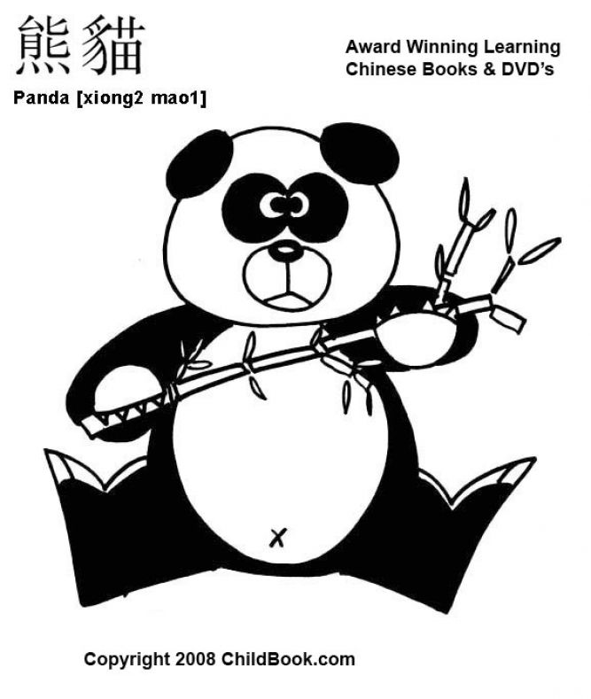 Dessin #13510 - dessin de pandas a imprimer