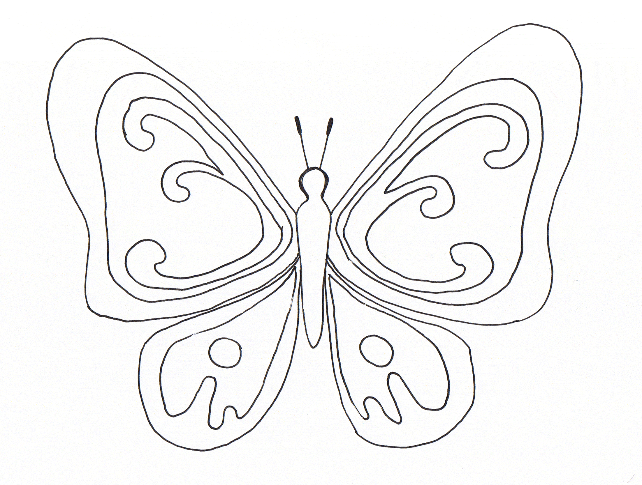 110 dessins de coloriage papillon à imprimer sur LaGuerche.com  Page 1