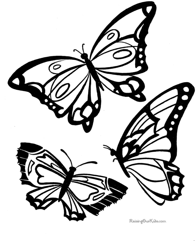 Jeux de coloriage papillon