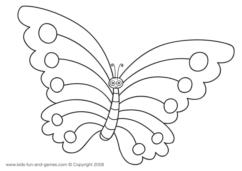 papillon dessin à colorier  Jeux de coloriage papillon