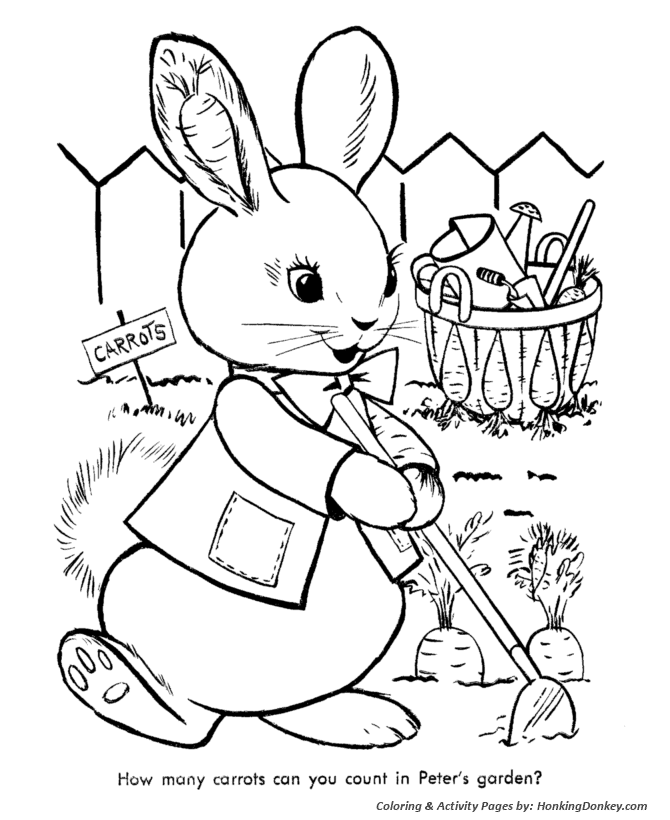 Dessin #10746 - Dessin de paques gratuit à imprimer et colorier
