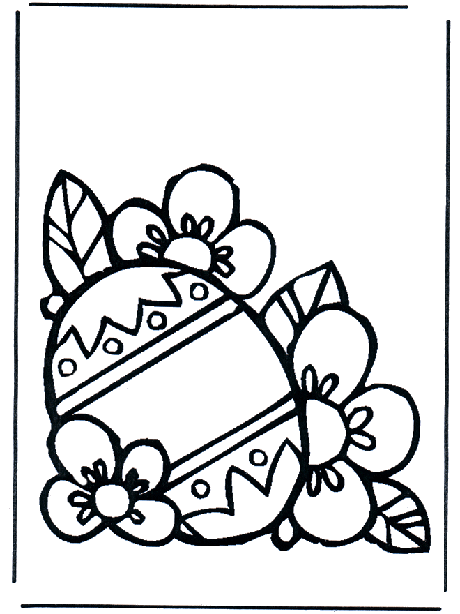 Dessin #10743 - Coloriage paques