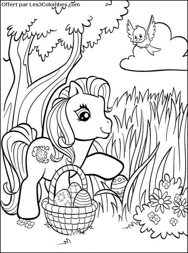 Dessin #10687 - Coloriage paques