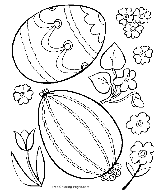 Dessin #10742 - Coloriage paques