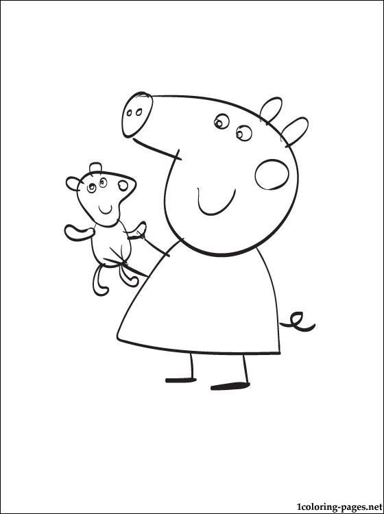 Coloriage peppa pig gratuit - dessin a imprimer #139