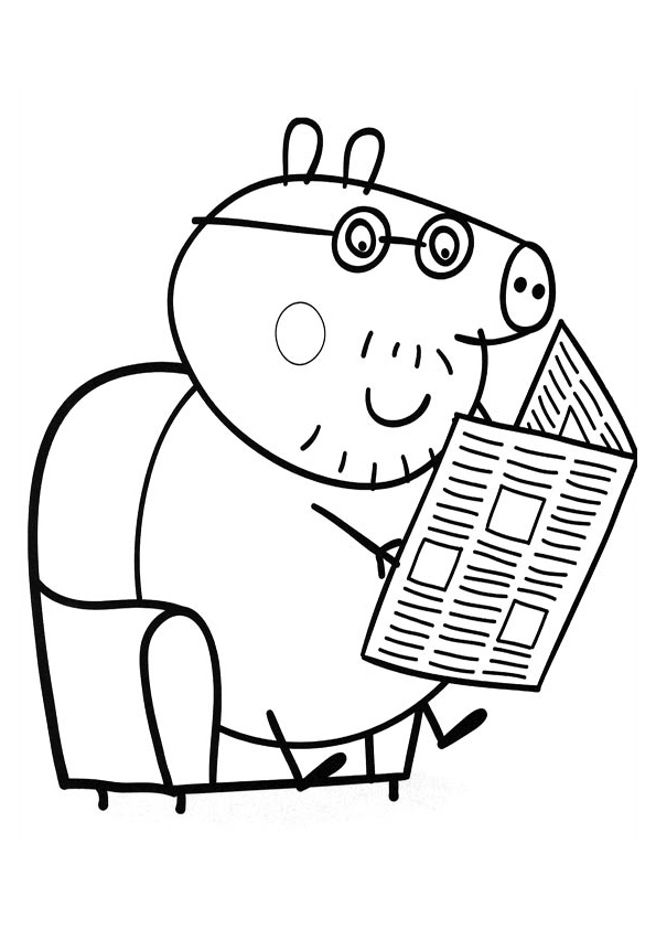 Coloriage peppa pig gratuit - dessin a imprimer #16