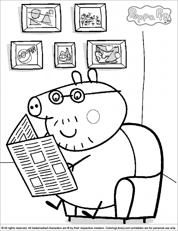 Coloriage peppa pig gratuit - dessin a imprimer #173