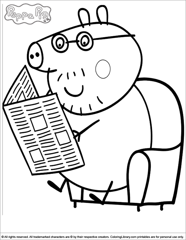 Coloriage peppa pig gratuit - dessin a imprimer #191