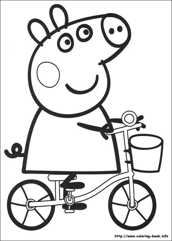 Coloriage peppa pig gratuit - dessin a imprimer #242