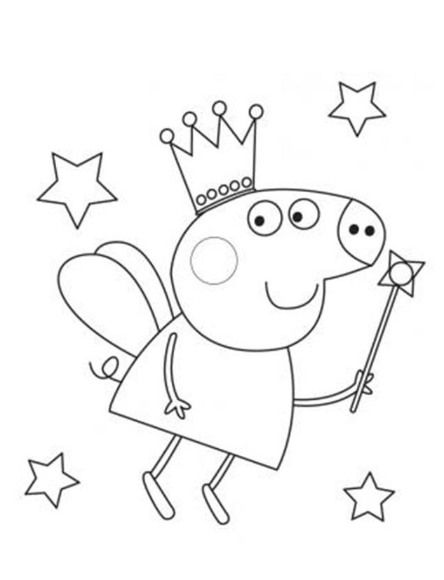 Coloriage peppa pig gratuit - dessin a imprimer #272
