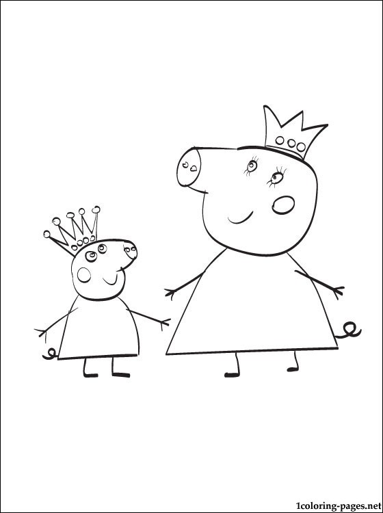 Coloriage peppa pig gratuit - dessin a imprimer #289