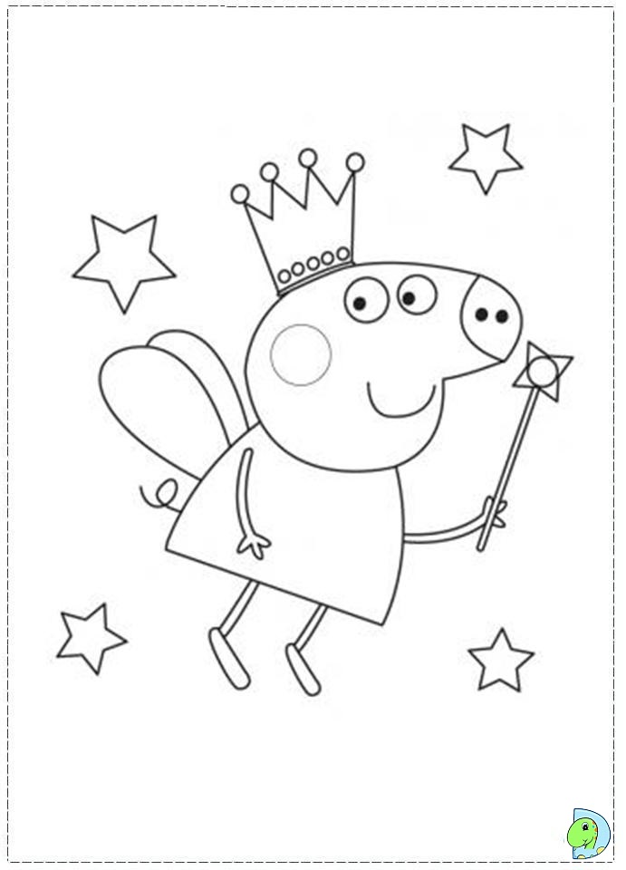 Coloriage de Peppa Pig #37 - Cliquez pour imprimer Coloriage peppa pig gratuit - dessin a imprimer #37