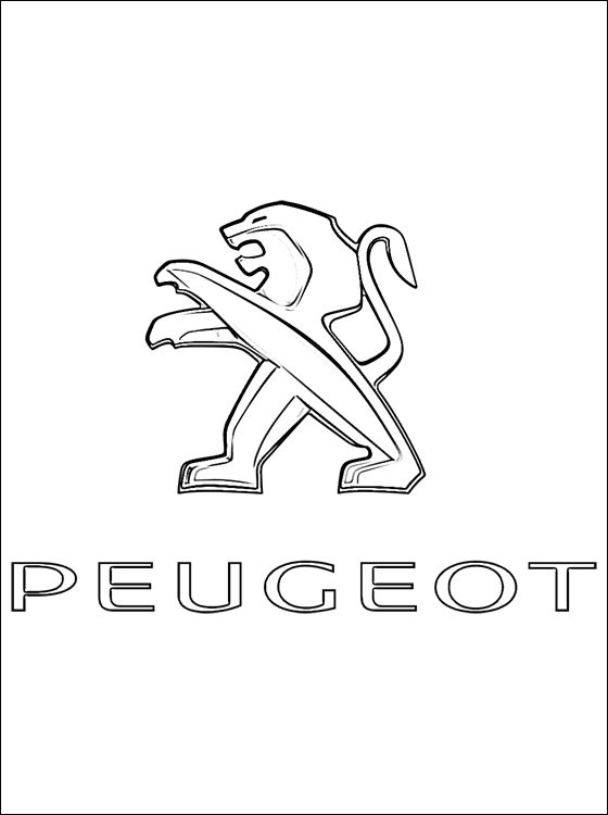 Dessin #16704 - Dessin de Peugeot a imprimer