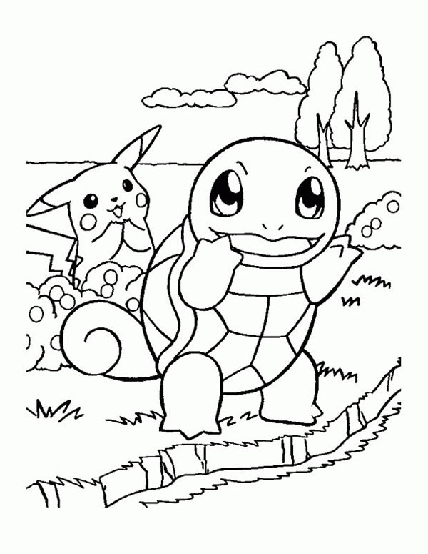 Coloriage pikachu gratuit - dessin a imprimer #173