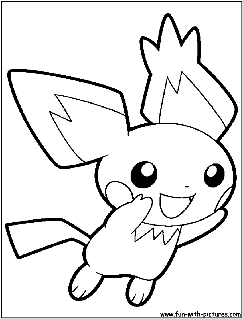 Coloriage pikachu gratuit - dessin a imprimer #19