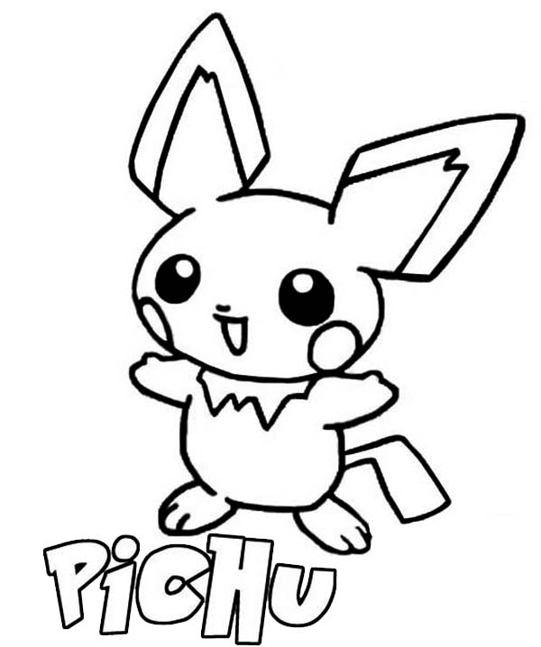Coloriage pikachu gratuit - dessin a imprimer #20