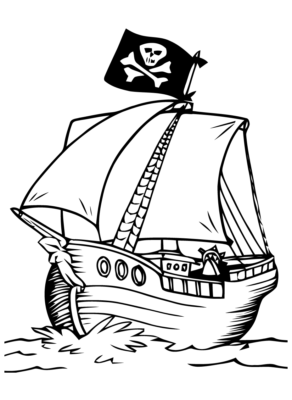 coloriage de pirates