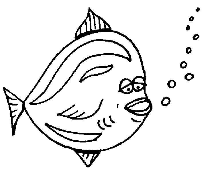 Dessin de poisson imprimer et colorier