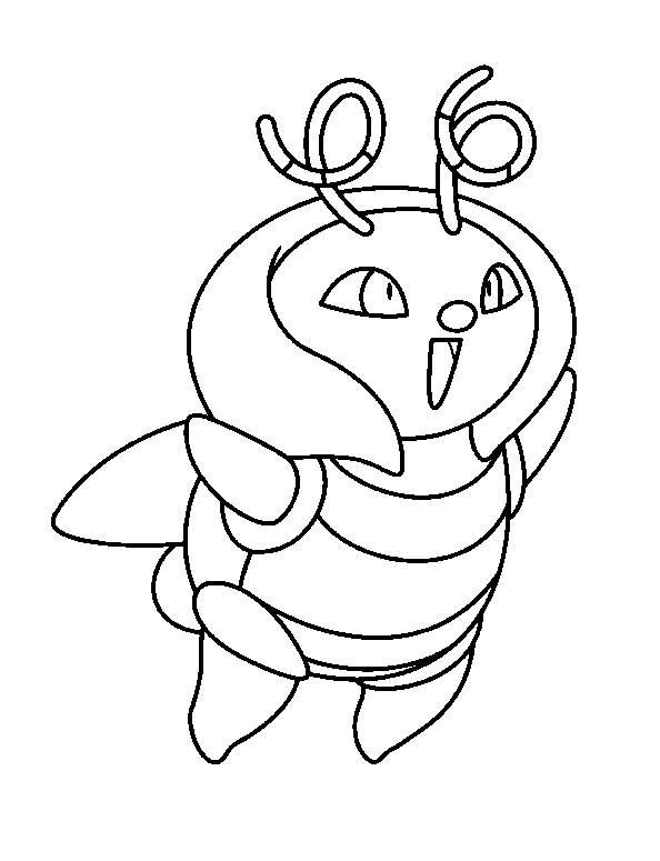 Coloriage de Pokemon #217 - Cliquez pour imprimer  Coloriage pokemon gratuit - dessin a imprimer #217