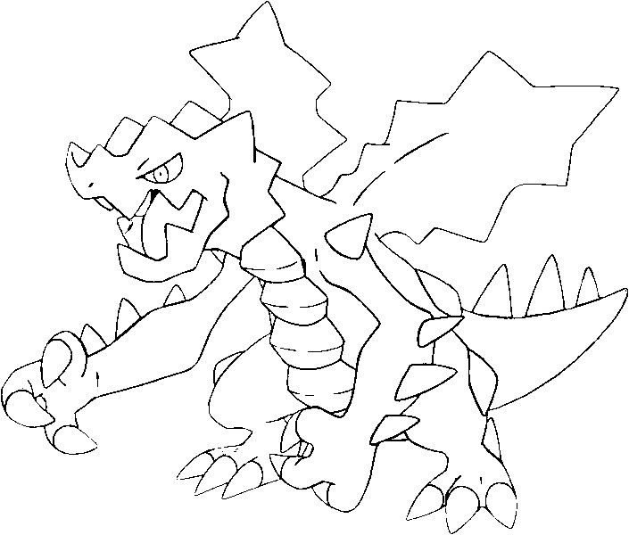 Coloriage de Pokemon #227 - Cliquez pour imprimer  Coloriage pokemon gratuit - dessin a imprimer #227
