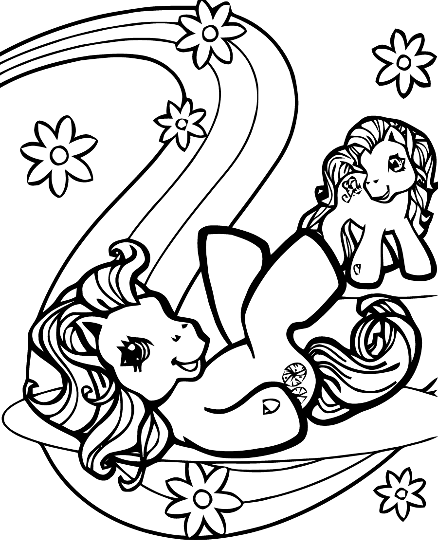 coloriage à imprimer poney - Coloriage My Little Pony à imprimer Coloriages Dessins 