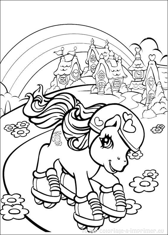 Coloriage MY LITTLE PONY 25 coloriages gratuits - coloriage à imprimer poney