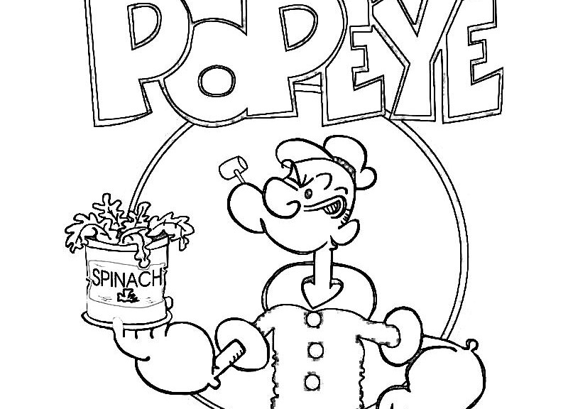 popeye the sailor man dessins à colorier x