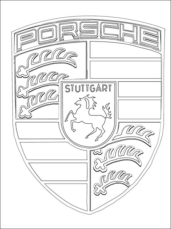 Dessin #16725 - dessin de Porsche gratuit