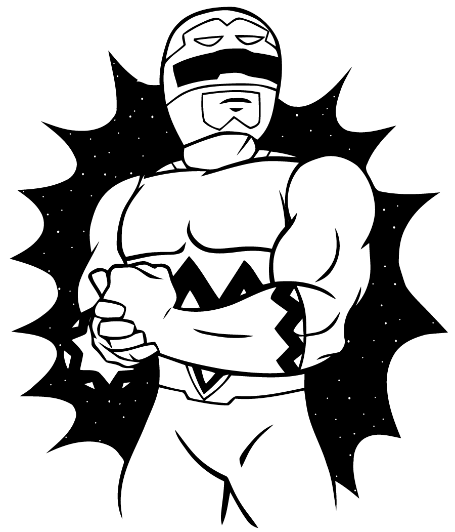 Coloriage Des Power Rangers