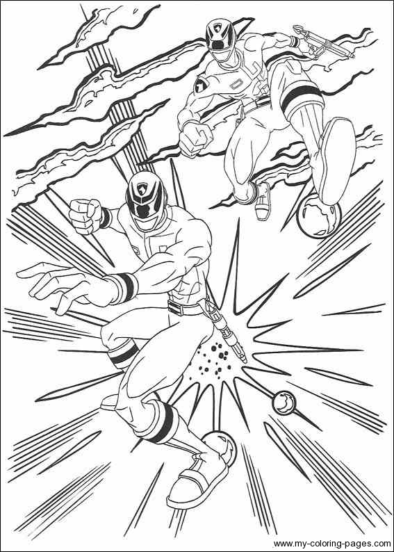 power rangers coloriage pages 