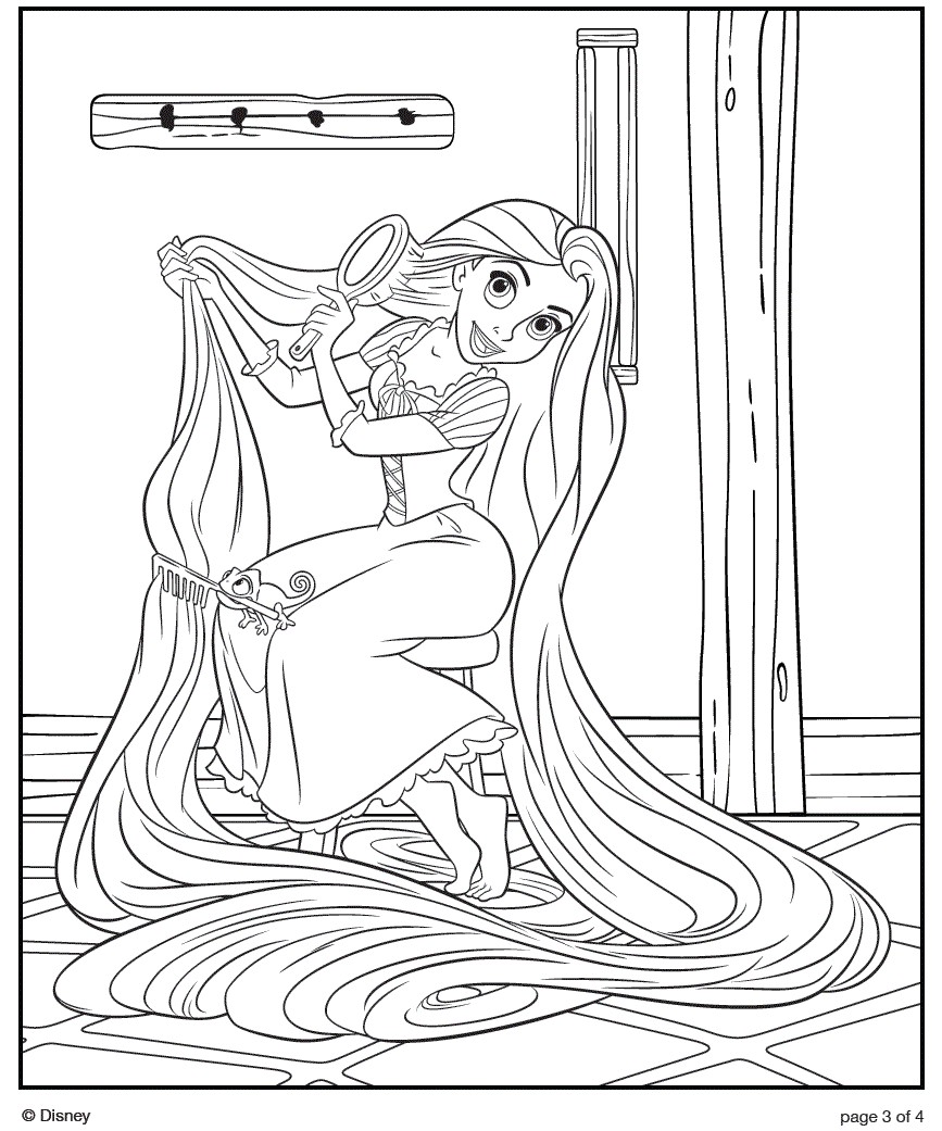 Coloriage princesse gratuit - dessin a imprimer #44