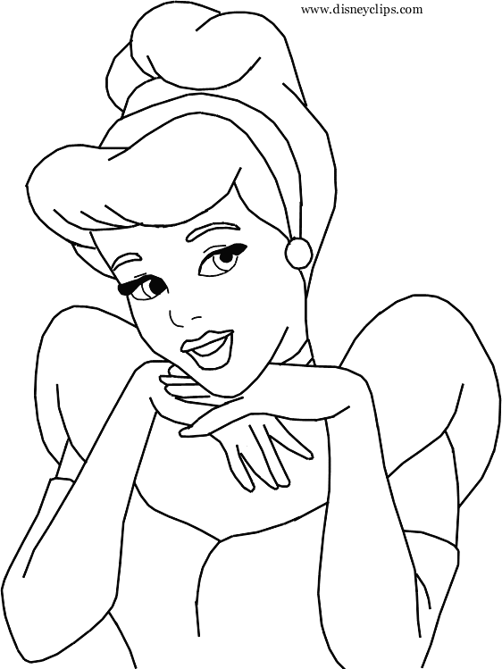Coloriage princesse gratuit - dessin a imprimer #84