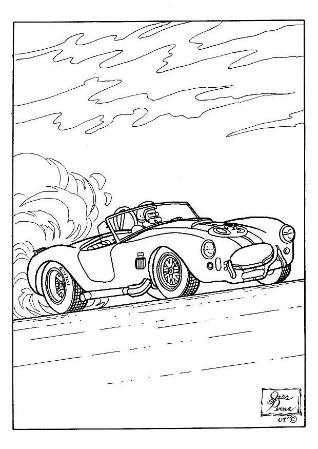 Image #22082 - Coloriage rallye gratuit