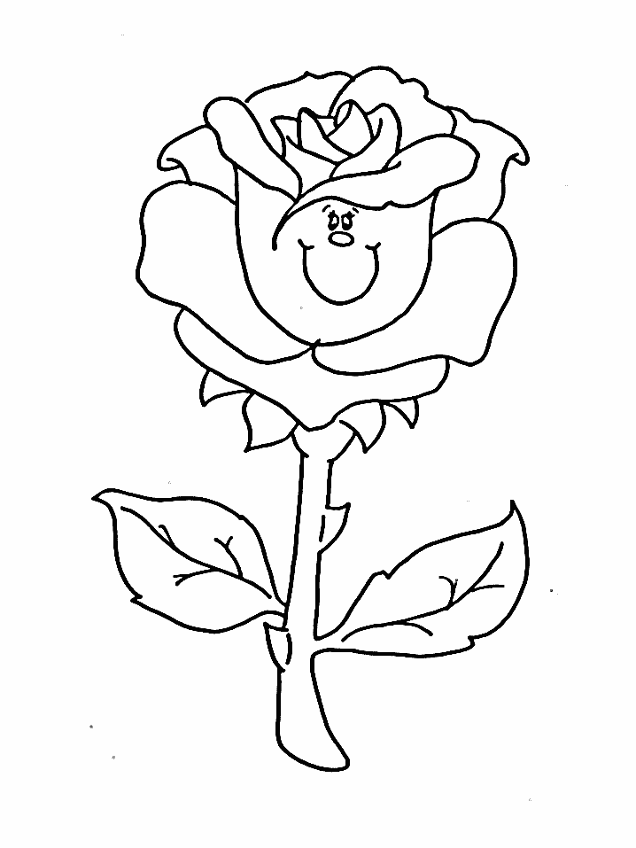 rose fleurs dessins à colorier & coloriage book