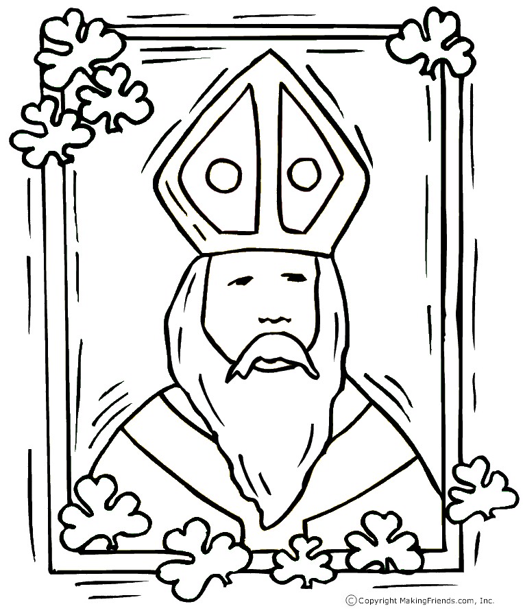 Dessin #10913 - image de saint-patrick a dessiner