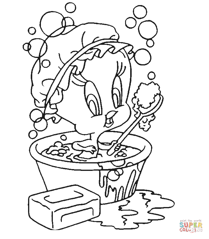Image #22388 - Coloriage salle de bain gratuit
