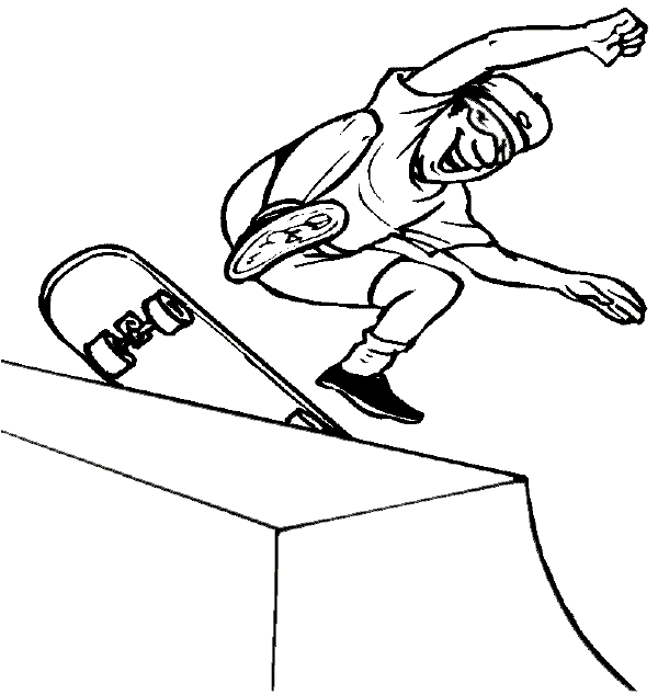 Dessin #16763 - dessin skateboard