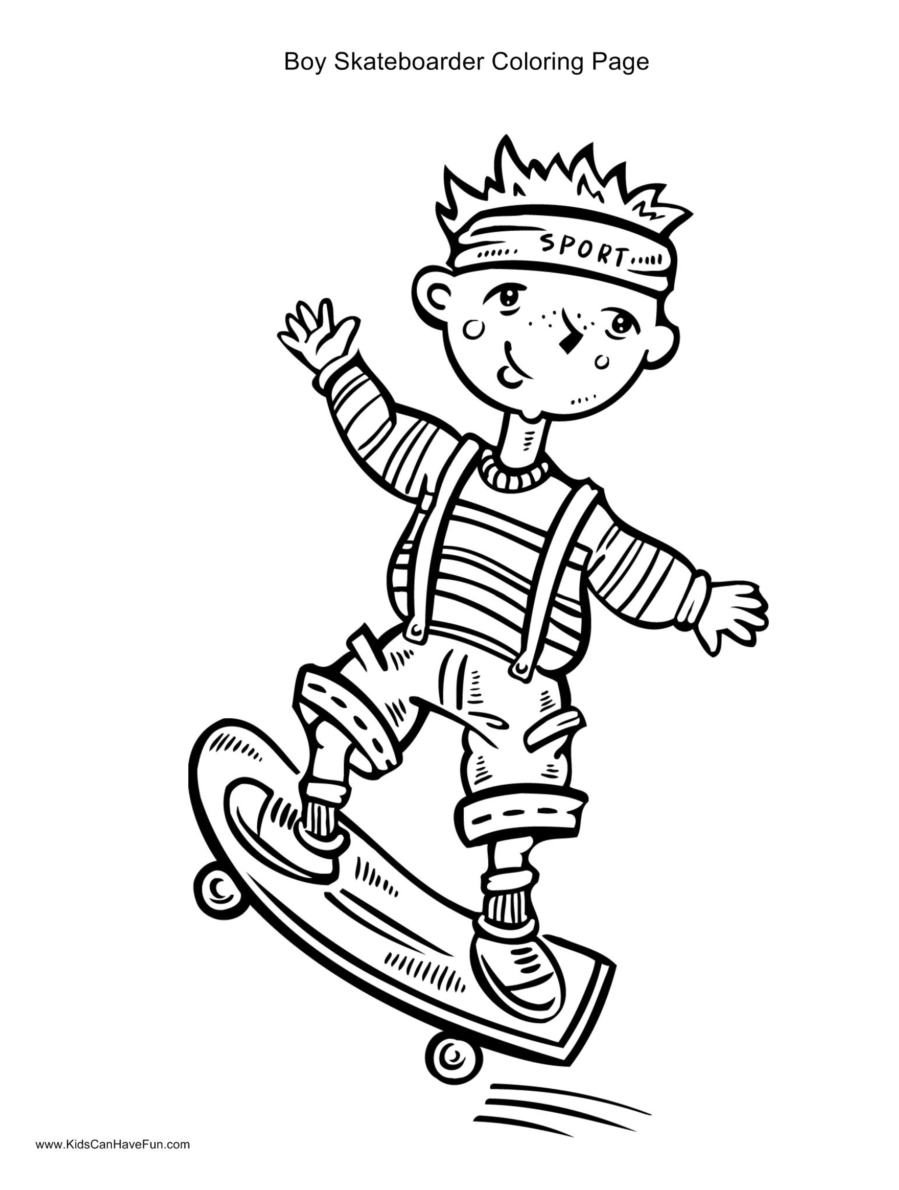 Dessin #16770 - Dessin de skateboard gratuit