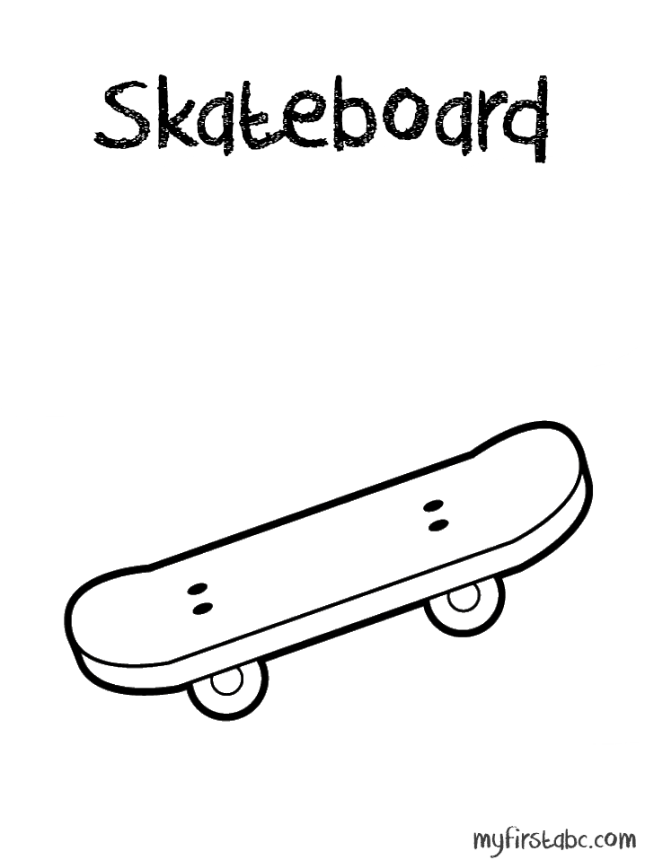 Dessin #16777 - dessin de skateboard