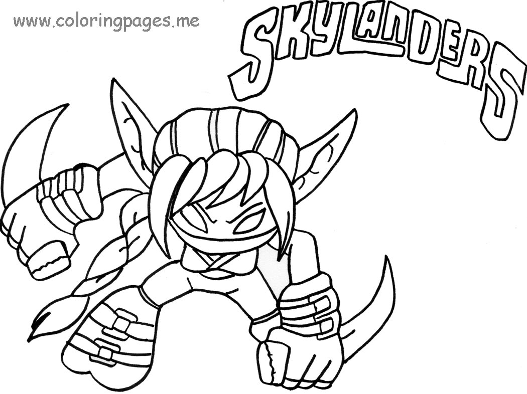 Image #26374 - Coloriage skylanders gratuit