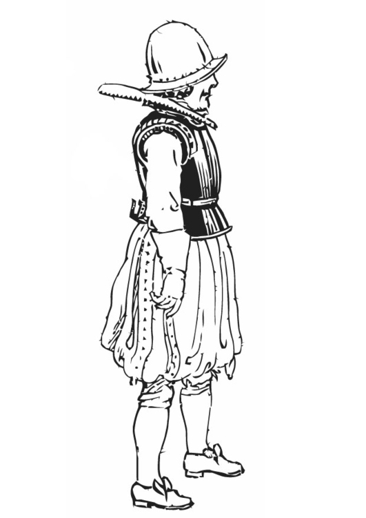 Dessin #15520 - coloriage soldat