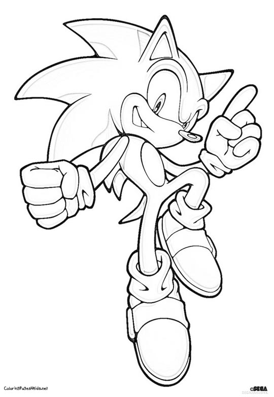 Coloriage sonic