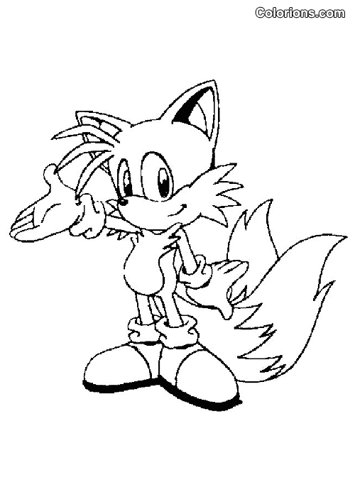 Coloriage De Sonic Et Ses Amis