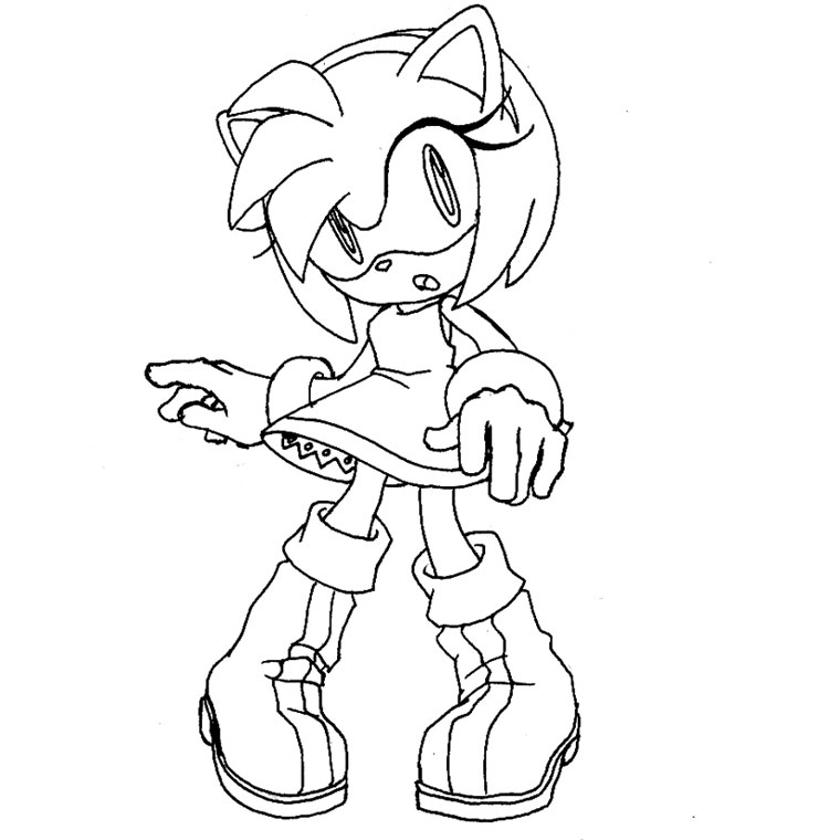 Coloriage sonic