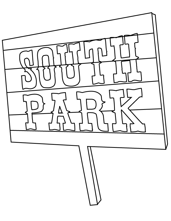 Image de south park a dessiner