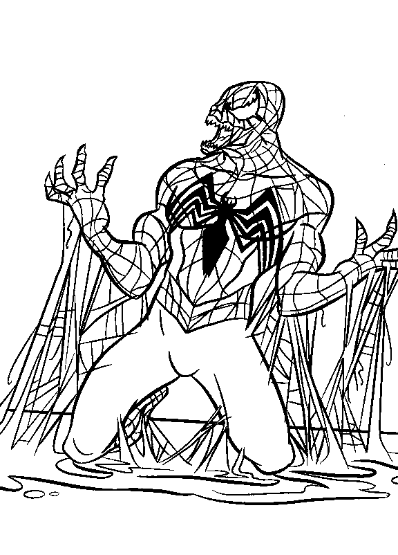 coloriage spiderman 