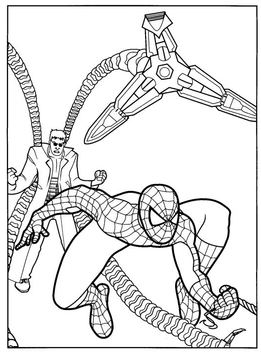 167 dessins de coloriage spiderman à imprimer sur LaGuerche.com  Page 3