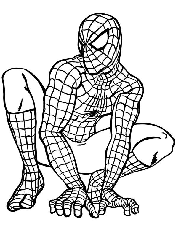 167 dessins de coloriage spiderman à imprimer sur LaGuerche.com  Page 7
