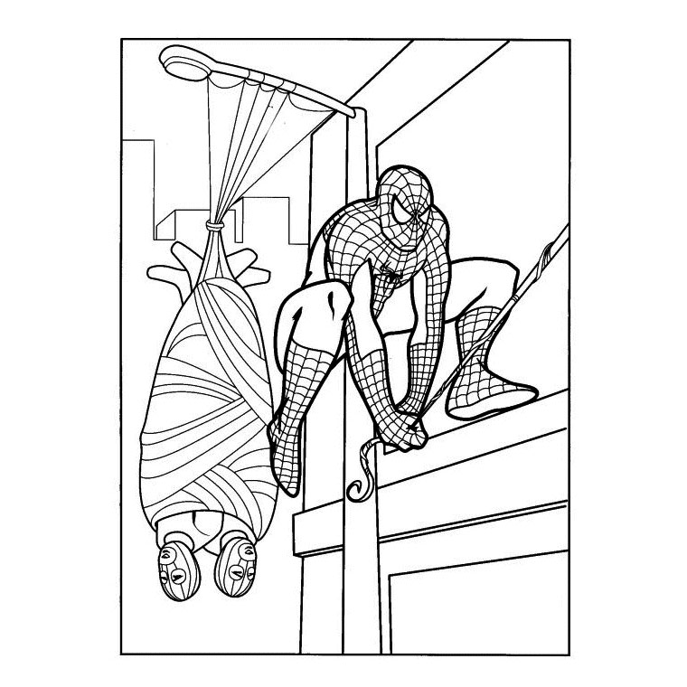 imprimer le coloriage spiderman pour imprimer le coloriage spiderman