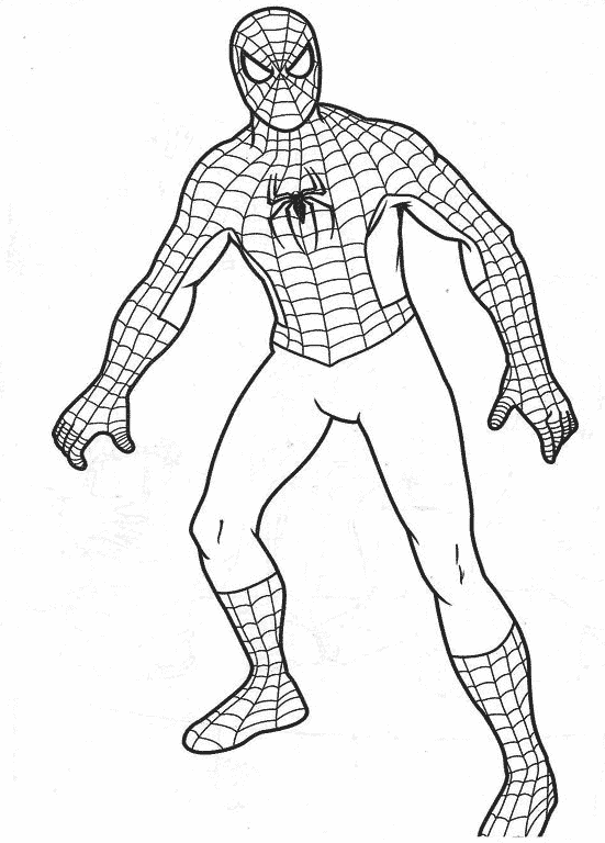  coloriage spider man 
